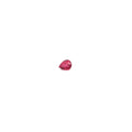 0.39ct Pear Natural Ruby (Colour Red, Clarity Eye Clean, Cut Faceted)