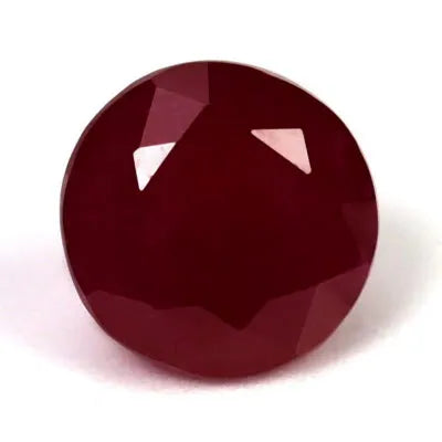 1.02ct Round Natural Ruby (Colour Red, Clarity Slightly Included, Cut Faceted)