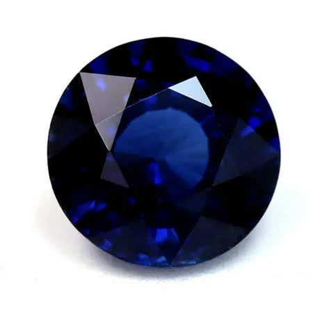 1.34ct Round Natural Sapphire (Colour Blue, Clarity Slightly Included, Cut Faceted)