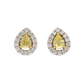 18k Gold Diamond Earrings