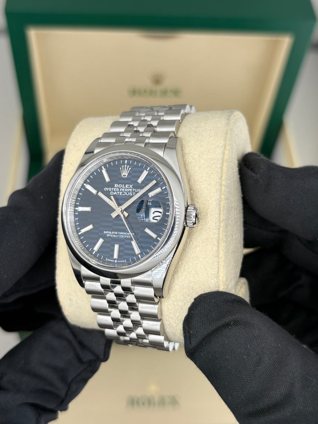 Rolex datejust 36 fluted dial
