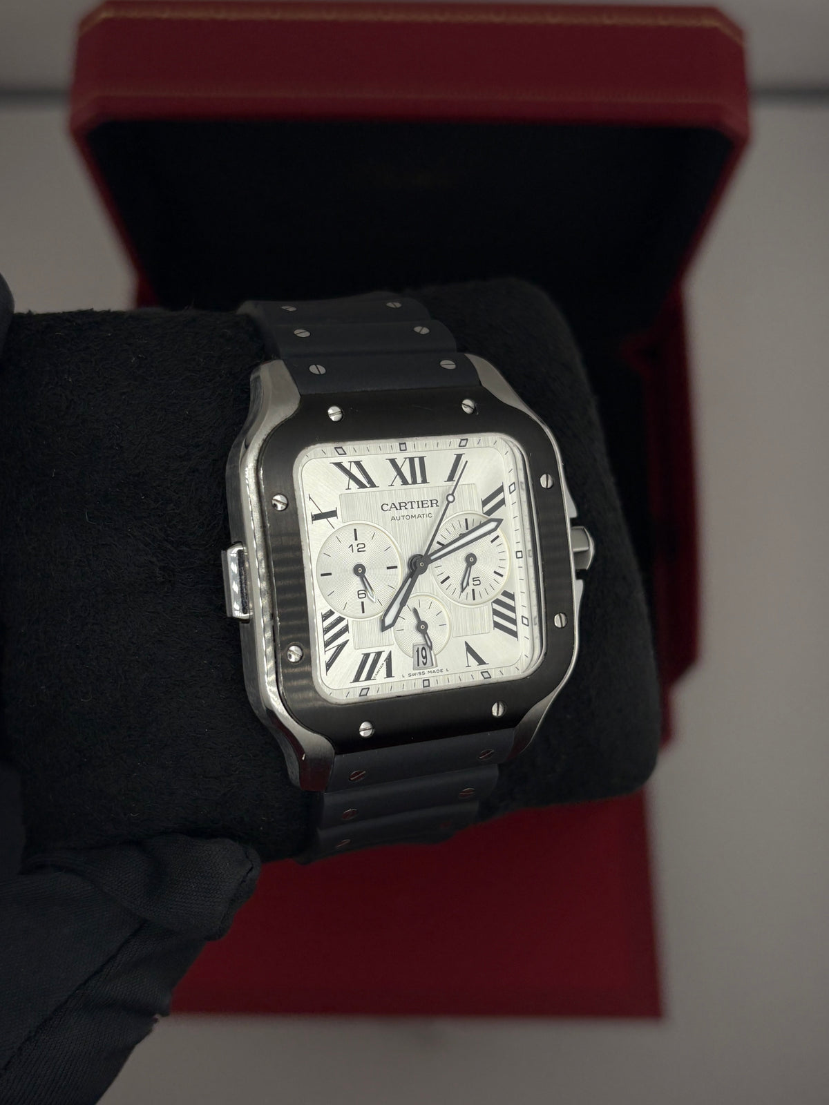 Cartier Santos chronograph