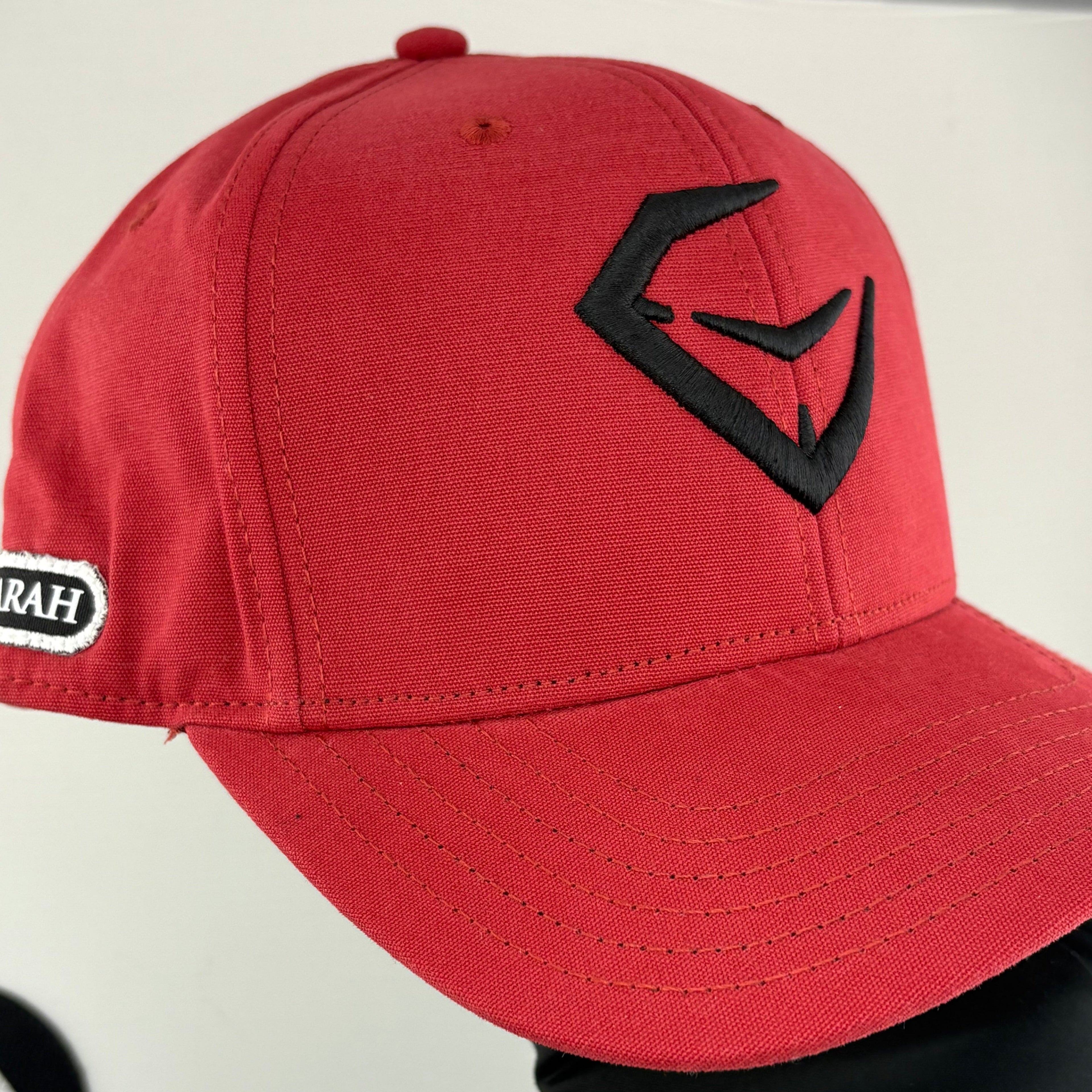 Qaswarah Exclusive Caps - Red & Black