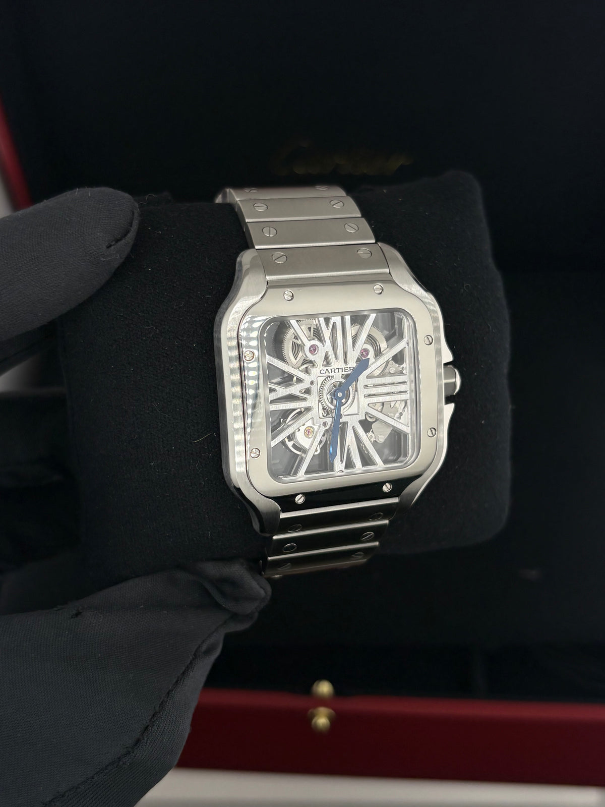 Cartier Santos Skeleton