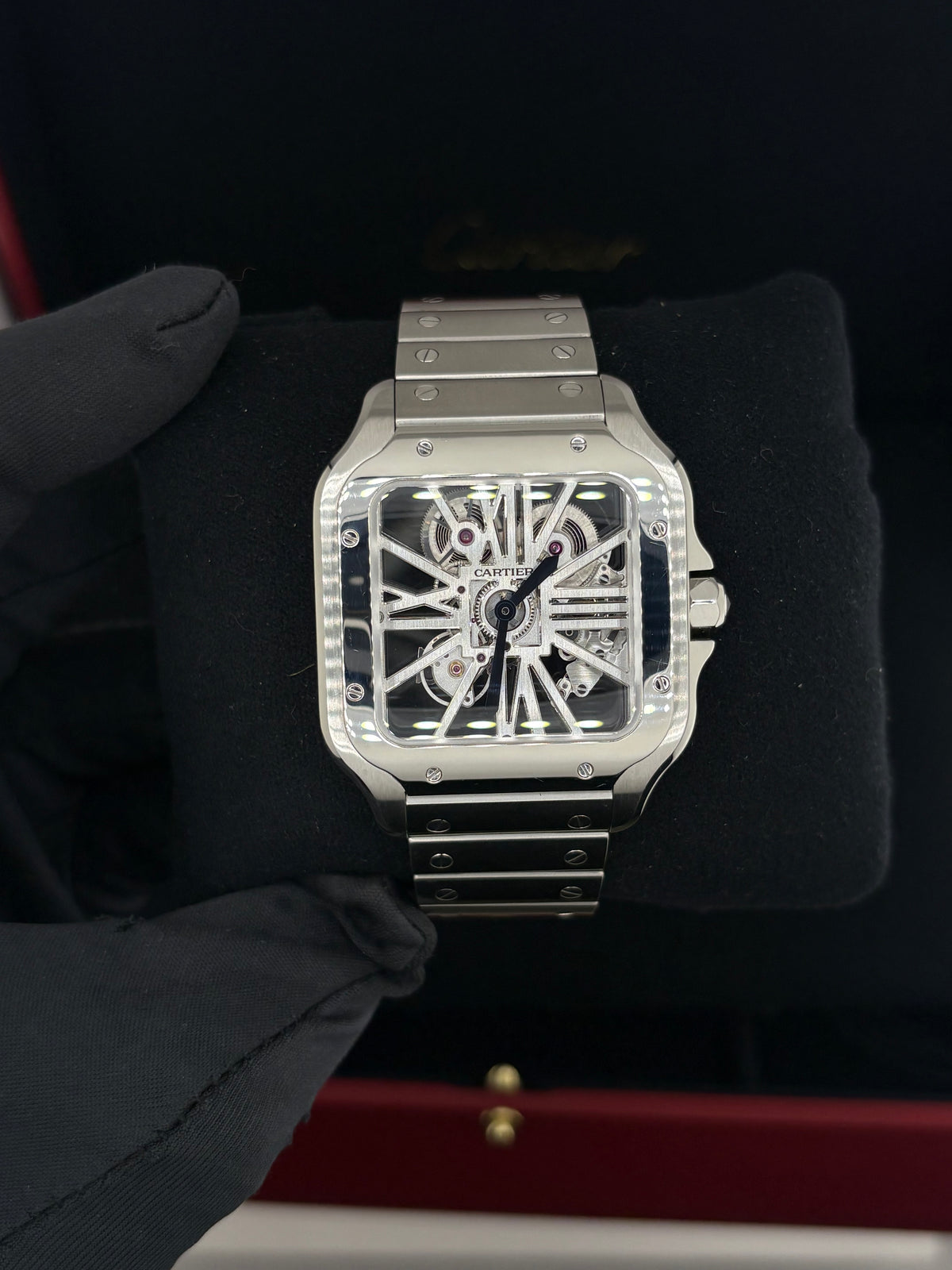 Cartier Santos Skeleton