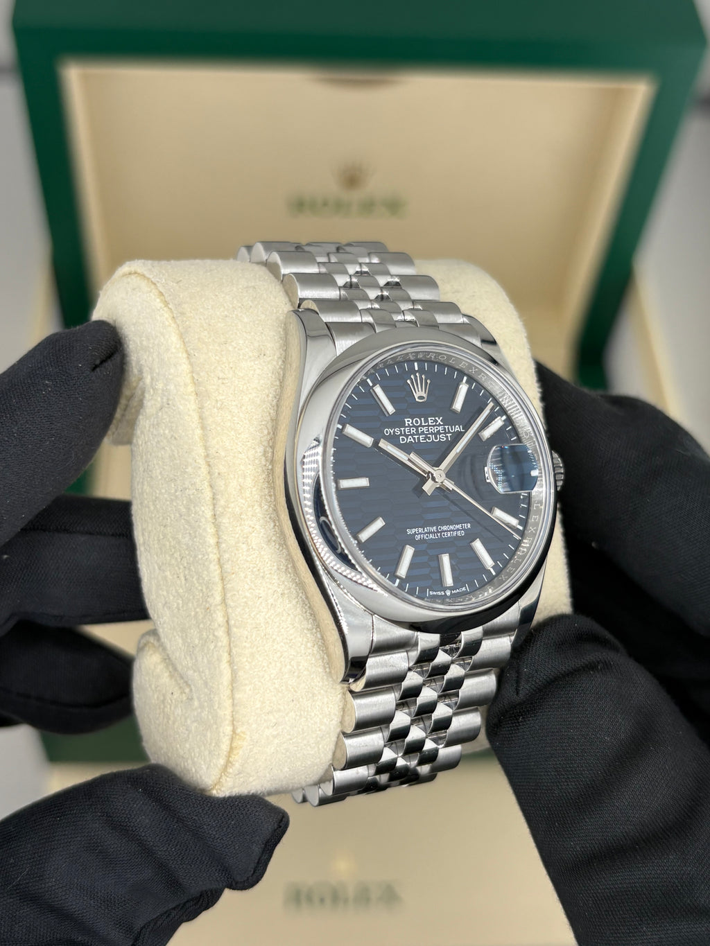 Rolex datejust 36 fluted dial