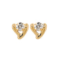 9k Gold Cubic Zirconia Earring