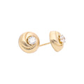 9k Gold Cubic Zirconia Earring