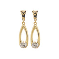 9k Gold Cubic Zirconia Earring