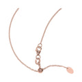 9k Rose Gold Anchor Slider Adjustable Chain (1.3mm)