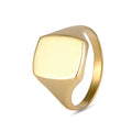 Cushion Signet Ring (12mm x 14.5mm)
