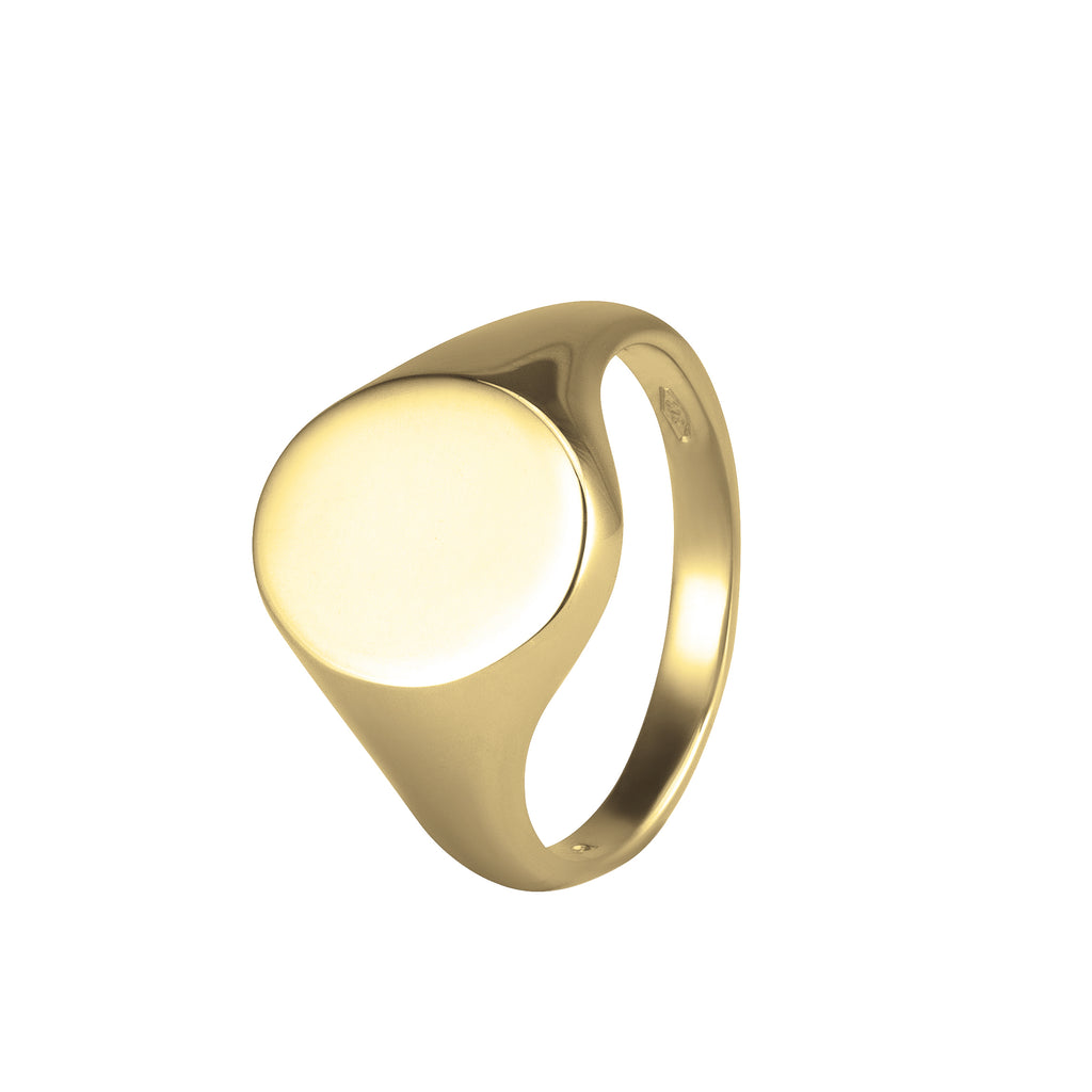 Oval Signet Ring (8mm x 10mm)