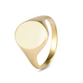Oval Signet Ring (12mm x 15mm)