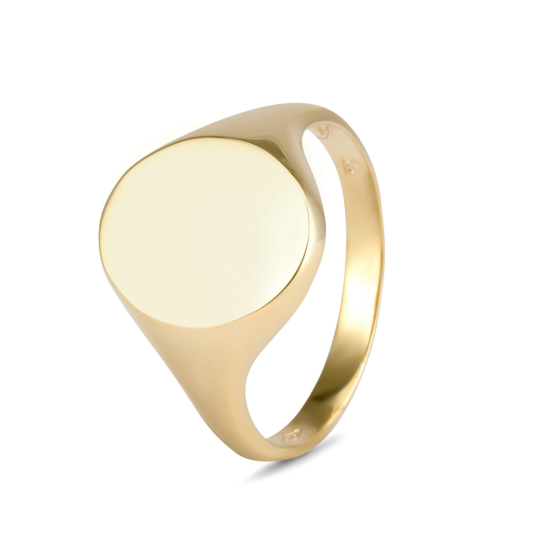Oval Signet Ring (12mm x 15mm)
