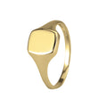 Cushion Signet Ring (8mm x 10mm)