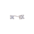 9k White Gold Cubic Zirconia Round Studs (3mm)