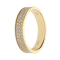 9k Gold Cubic Zirconia Wedding Ring