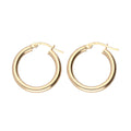 9k Gold Hoop Earrings (15mm)