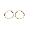 9k Gold Hoop Earrings (20mm)
