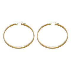 22 of 91 9k Gold Hoop Earrings (40mm)