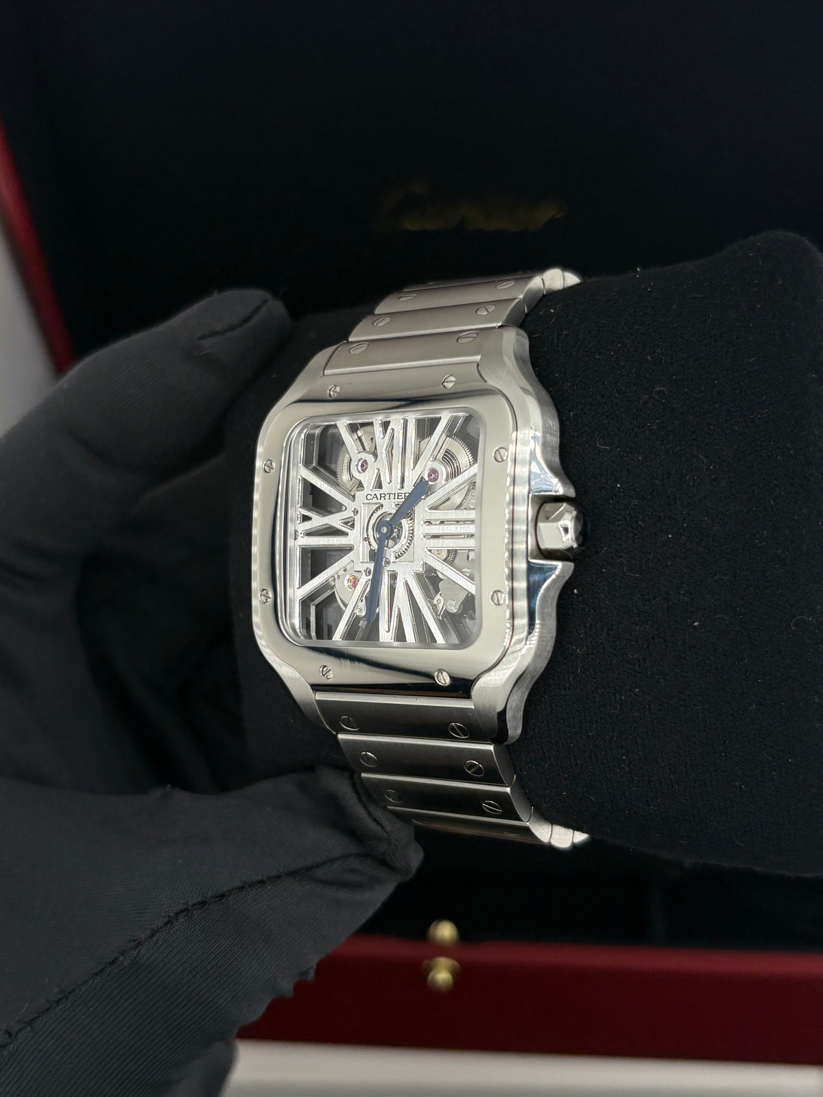 Cartier Santos Skeleton