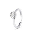 18k White Gold Petals Diamond Ring (0.32ct)