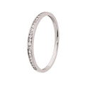 18k White Gold Channel Eternity Ring (0.11ct)