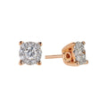 9k Rose Gold 0.30ct Aura Diamond Earring