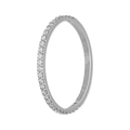 9k Gold Micro Pave Diamond Straight Band