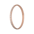 9k Gold Diamond Micro Pave Straight Full Eternity (0.25ct)