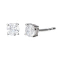 9k White Gold Diamond Stud Earrings