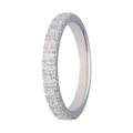 9k White Gold Diamond Eternity Ring