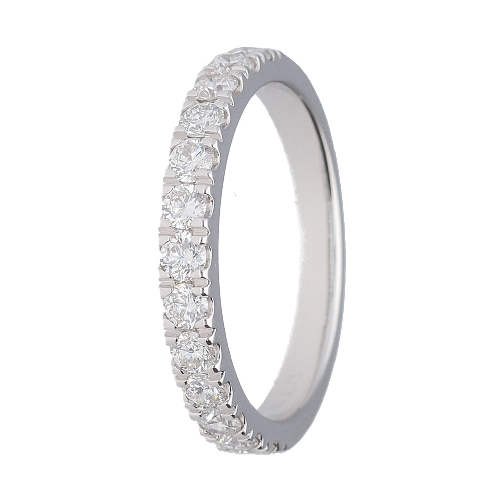 9k White Gold Diamond Eternity Ring