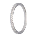 9k White Gold Eternity Band (0.10ct)