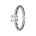 18K Gold 4 Claw Lab Grown Diamond Solitaire Ring