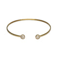 9k Gold Bonded (10%) Open Cuff Bangle