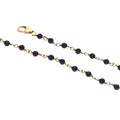 9k Gold Sapphire Rosary