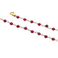 9k Gold Ruby Rosary