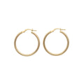 10k Gold Hoop Earrings (20mm)