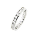 18k White Gold For Life Full Eternity Band (1.00ct)