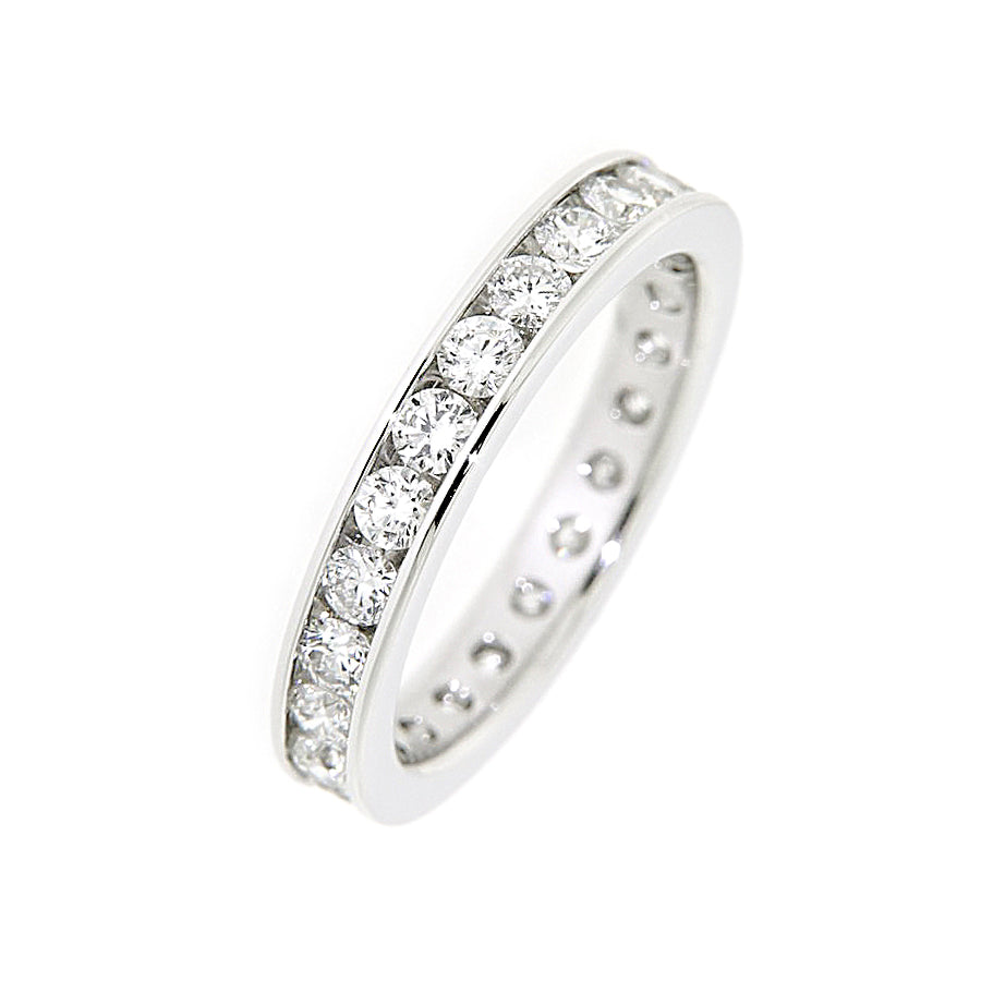 18k White Gold For Life Full Eternity Band (1.50ct)