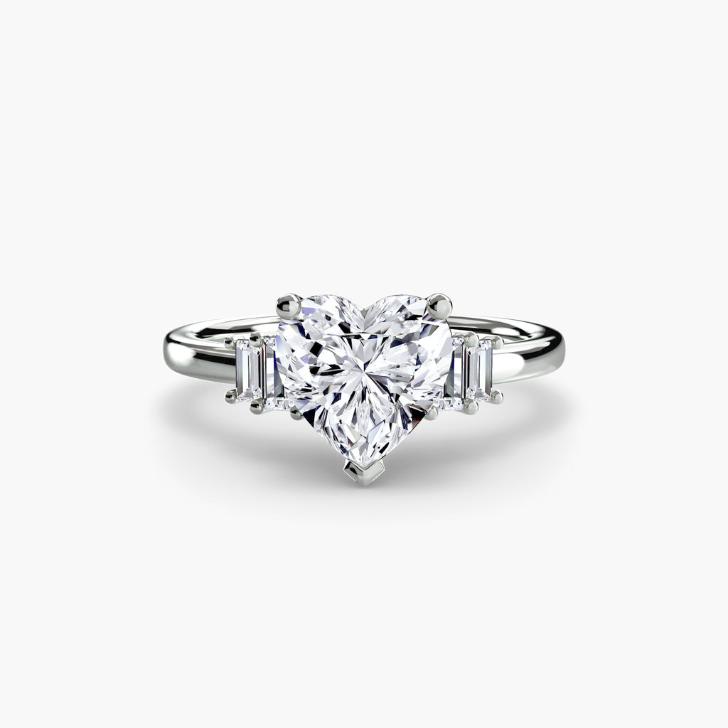 Baguette Accent Solitaire