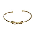 9k Gold Bonded Infinity Open Bangle (10%)