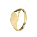 Heart Signet Ring (11mm x 9.5mm)