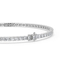 NATURAL DIAMONDS – 18KT WHITE GOLD TENNIS BRACELET