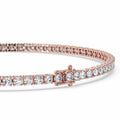 NATURAL DIAMONDS – 9KT ROSE GOLD TENNIS BRACELET